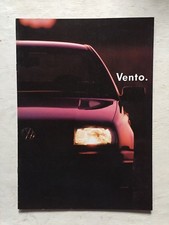 Depliant Volkswagen Vento In Italiano Gennaio 1992