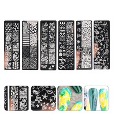  6 Pcs Stamping Nail Art