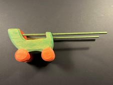 Passeggino Ostheimer giocattolo in legno giocattolo per bambini legno retrò vintage ***NUOVO***