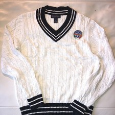 Brooks Brothers Maestri Di Sci Maglia Cotone Pesante Tg M Rif 35