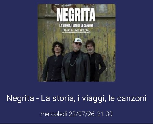 Biglietti negrita - biglietti,