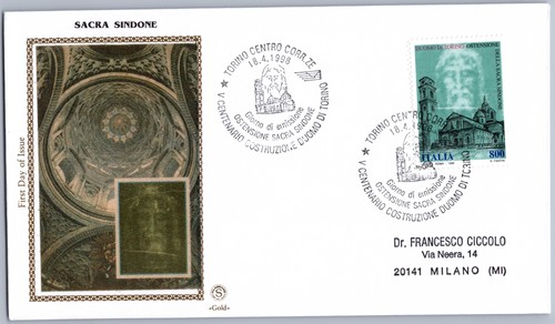 Italia fdc sacra sindone - italia, 1983