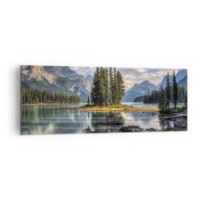 Quadro su Tela 140x50cm Lago