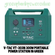 V-TAC VT-303N Centrale Elettrica Portatile 300W Verde 11740