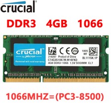 CRUCIAL DDR3 4 GB 1066 MHz