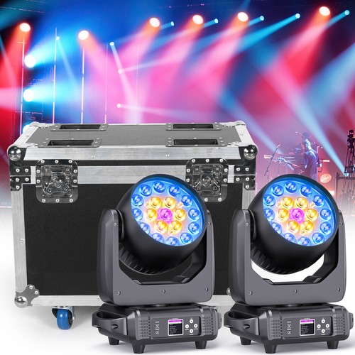 Led 19x15w rgbw zoom luce - led,