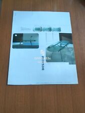 MORE TAVOLO CRISTALLO DESIGN ANDREAS WEBER DESALTO PROD. VINTAGE AD PUBBLICITA