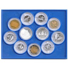 Serie divisionale in lire Proof fondo specchio - Italia 1990 (con caravelle)