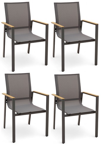 Poltrone giardino con - 4x, da