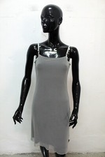 Tommy Hilfiger Vestito Donna Taglia L Abito Dress Estivo Grigio Logo Woman