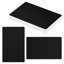 50 Pezzi Biglietti da Visita in Metallo, Incisione a Laser Biglietto da Visit...