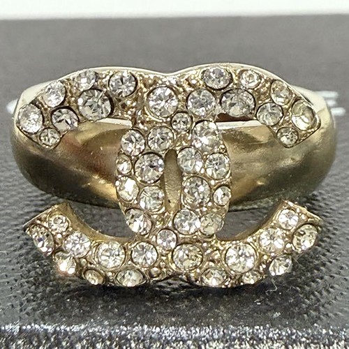 Anello chanel logo fascia - chanel,