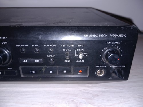 Sony minidisc mds - mds, je-510