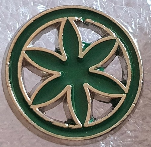 Distintivo lega nord - nord, lombardia