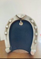 VINTAGE PORTA OROLOGIO DA TASCHINO A FORMA DI FERRO DI CAVALLO