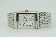 Jaeger-LeCoultre Reverso Duoface 270.8.54 270854 Silver / Black Dial 26x42 mm...