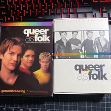 Queer As Folk Complete Set Season 1 & 2 (DVD, 2007) LGBTQ+ gay READ 1st Disc Out