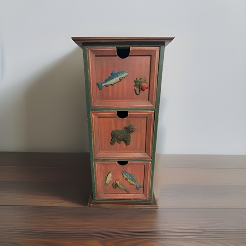 Cassettiera vintage tavolo - cassettiera,