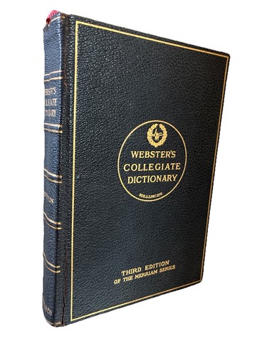 Webster collegiate - webster's,