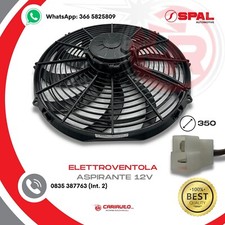 Ventilatore Aspirante Ventola Assiale Spal VA08-AP71/LL-53A, 12v Diametro 350mm