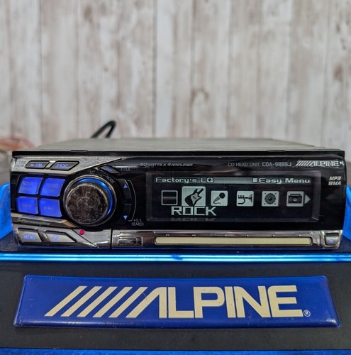 Alpine cda 9855j car - alpine, audio