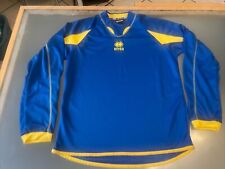 Maglia Calcio ERREA Tg. S Azzurro Blu Royal Giallo Nuova Originale Collezione