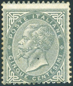 Italia 1863 vitt emanuele 15 - vitt.,