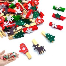 AIZQYC 50 Pezzi Mollette Legno