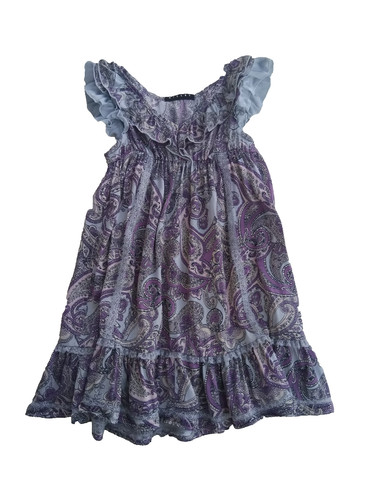 Vestito bimba fantasia paisley