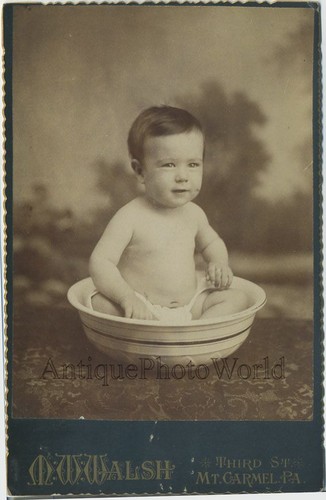 Carino bambino vasca antico - bambino,
