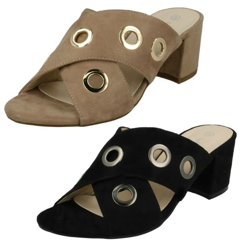 Mule tacco medio incrociate - a,