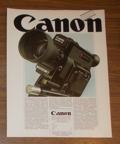 Rara pubblicità vintage canon - pubblicità,
