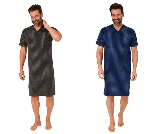Camicia notte uomo scollo - camicia,