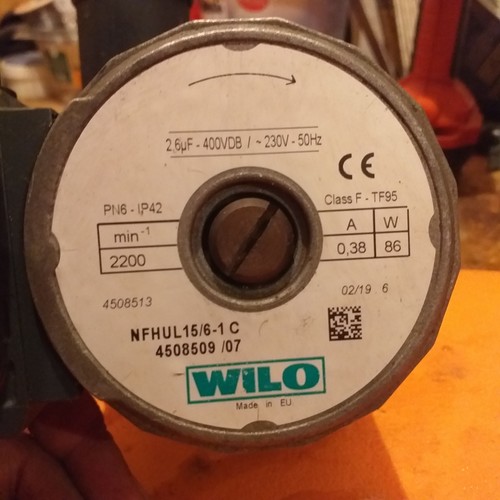 Pompa circolazione wilo - pompa,
