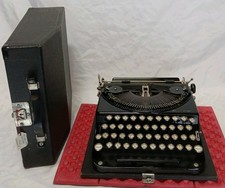 ANTICA MACCHINA DA SCRIVERE REMINGTON PORTATILE"COMPACT" 1932 funzionante