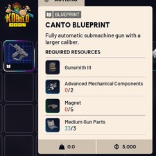 ARC Raiders - Canto Blueprint