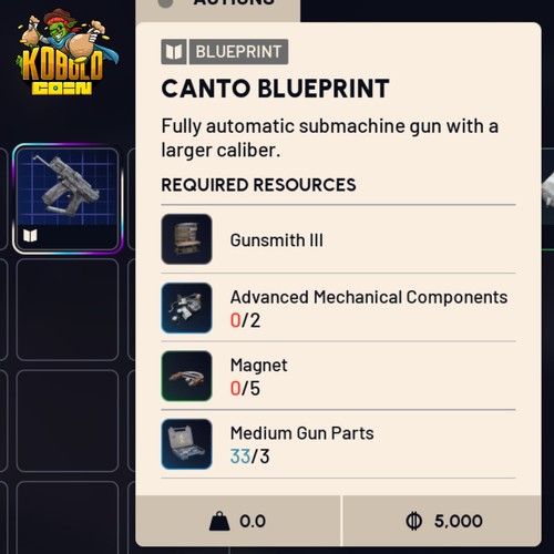Arc raiders canto blueprint - raiders,