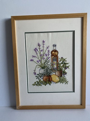 Quadro punto croce - , rifinito
