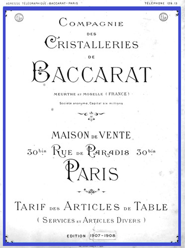 Pdf catalogue cristallerie - catalogue,