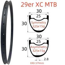 Cerchi in carbonio bici mtb