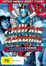 CAPTAIN AMERICA DOUBLE FEATURE {1979} [NTSC ALL REGIONS] (DVD)