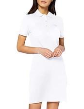 Lacoste EF5473 Vestito, Blanc