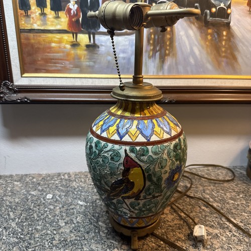 Antica lampada tavolo vaso - tavolo,