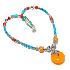 Collana corallo giallo