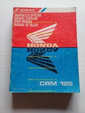 Honda CRM 125 1990 manuale