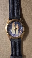 Vintagd Orologio Quarzo Con Torre Gemelle