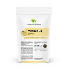 Vitamina D3 5000UI Compresse – Integratore per Sistema Immunitario, Ossa, Calcio