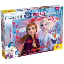 Lisciani LSC65318 Puzzle da 60 Pezzi - Double Face: Frozen