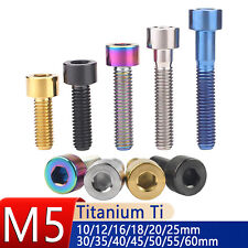 Viti M5 Titanio Ti Bici Testa