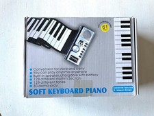 Piano Roll 61 Tasti Tastiera Midi Out Tastiera Avvolgibile Ripiegabile Portatile